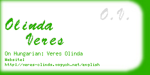 olinda veres business card